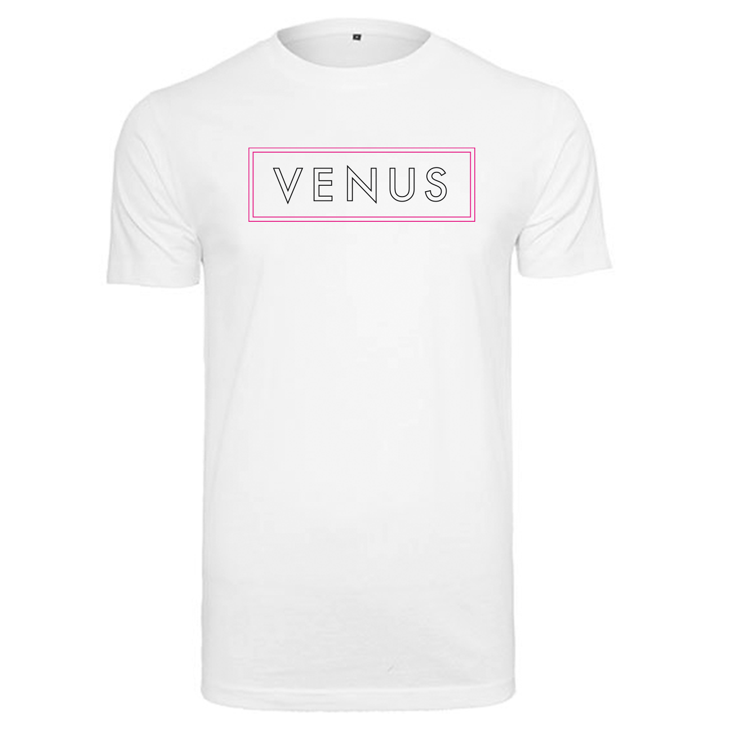 VENUS T-Shirt Logo 2023 - Weiß/Schwarz/Pink