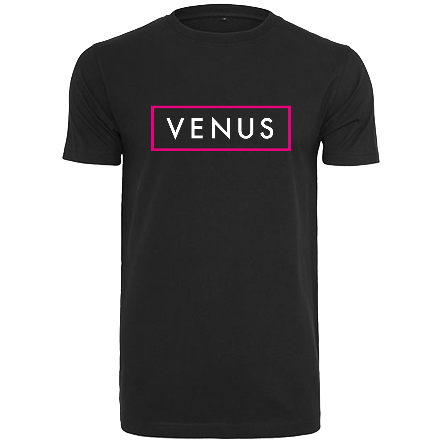 VENUS T-Shirt Logo - Schwarz/Weiß/Pink